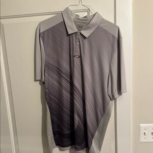 Oakley Men's Gray Polo Shirt